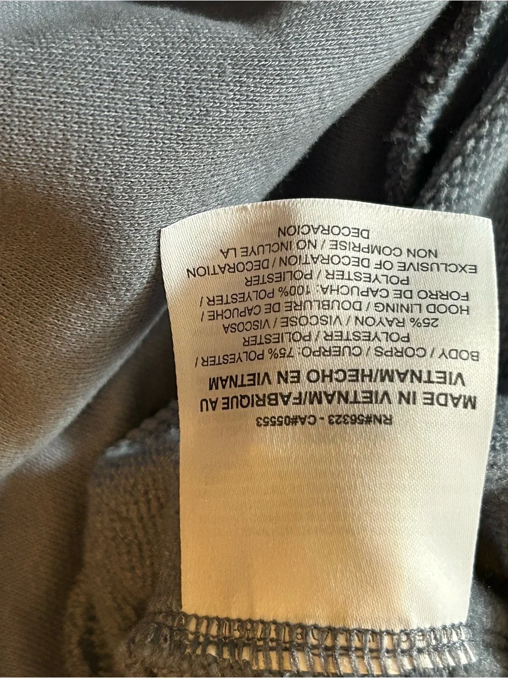 Nike Light Gray Dri-FIT Athletic Top - size xl